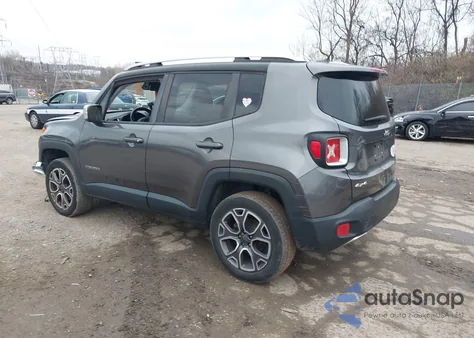 2016 Jeep Renegade Limited from USA, damaged, VIN ZACCJBDT2GPC73049